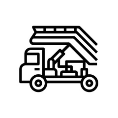 Truck icon symbol vector illustration