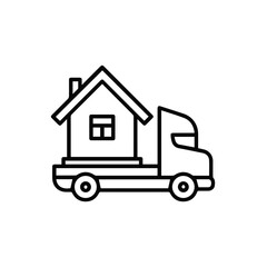 Truck icon symbol vector illustration