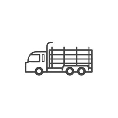 Truck icon symbol vector illustration