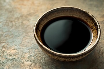 Close-Up of Rich Dark Soy Sauce, food, texture, culinary, flavor