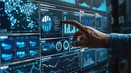 Obraz premium Interactive Data Visualization