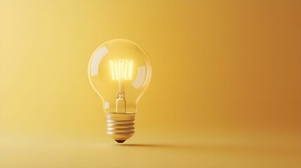 Glowing Light Bulb Representing Sustainable Wealth, sustainability, glow, idea, eco