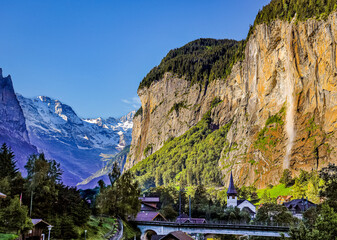 view of Swiss valley  