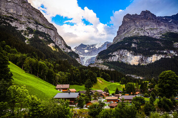 swiss alpine village