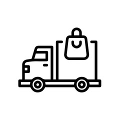 Truck icon symbol vector illustration