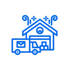 Truck icon symbol vector illustration