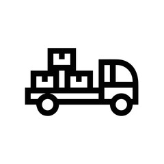 Truck icon symbol vector illustration