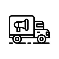 Truck icon symbol vector illustration
