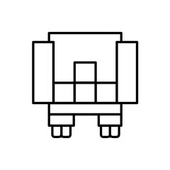 Truck icon symbol vector illustration