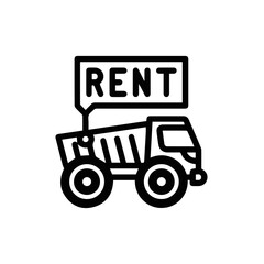 Truck icon symbol vector illustration