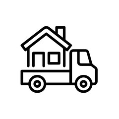 Truck icon symbol vector illustration