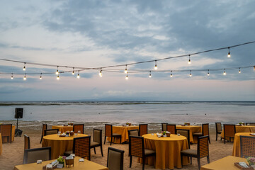 Outdoor Dinner on the Beach