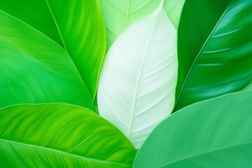 Green Leaf Texture Background.