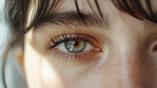 Close-Up of Woman's Eye in Stunning Detail