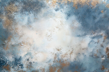 Pine branches and copy space, and dreamy watercolor-style Christmas