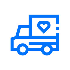 Truck icon symbol vector illustration