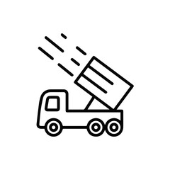 Truck icon symbol vector illustration