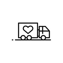 Truck icon symbol vector illustration