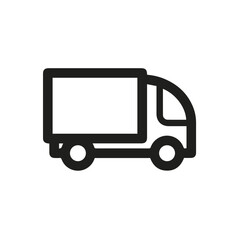 Fototapeta premium Truck icon symbol vector illustration