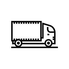 Truck icon symbol vector illustration