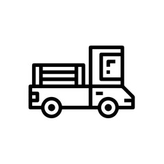 Truck icon symbol vector illustration