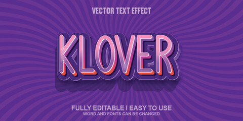 Fully Editable 3D Vector Text Effect