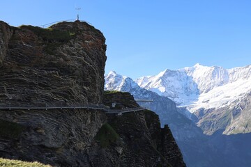 overlook in the mountains