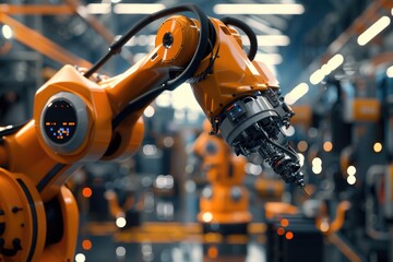 Smart robot arms for warehouse and factory automation using IOT.