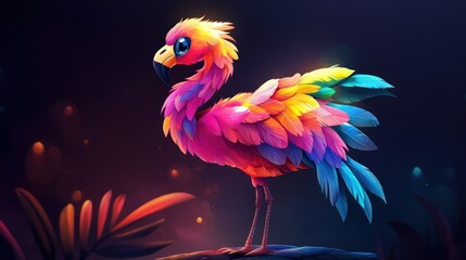 Obraz premium Vibrant Flamingo