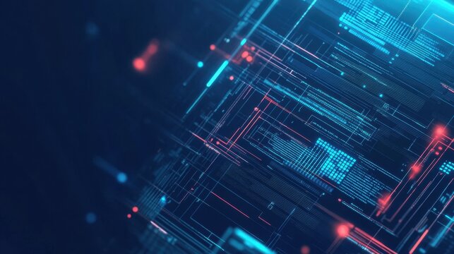 Abstract Technology Data Analysis Background