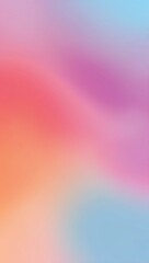 A vibrant blend of soft hues, featuring shades of pink, orange, and blue. The gentle color transitions create a calming and serene atmosphere.