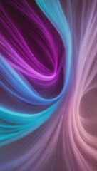 Obraz premium An abstract swirl of vibrant colors, featuring shades of purple, blue, and pink, creating a dynamic and ethereal atmosphere perfect for creative backgrounds.