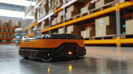 Automated Warehouse Robot in Action