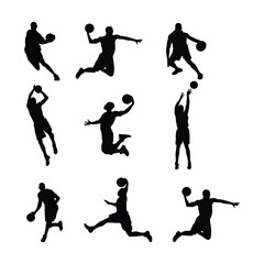 basketball player silhouette