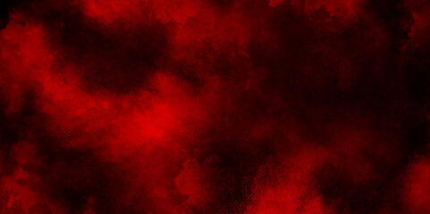 Texture and desktop picture, bloody grunge background Red powder explosion cloud on black background., Futuristic mysterious flowing digital Smoke from fireless candle on dark wall background.