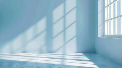 Obraz premium empty room with windows