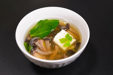 天然しめじのあんかけ汁