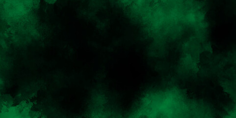 abstract Green Fog or smoke color isolated background , Black blue green gray painted concrete texture or background with shadow and grain elements, portrait backdrop dark green texture.