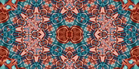 Seamless abstract pattern. The texture of the pattern is symmetrical. Endless pattern