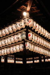 buddhist wheels in the temple