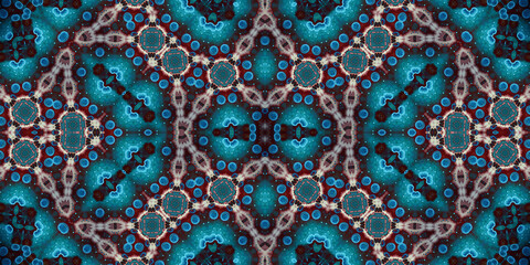 Seamless abstract pattern. The texture of the pattern is symmetrical. Endless pattern