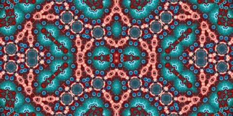 Seamless abstract pattern. The texture of the pattern is symmetrical. Endless pattern