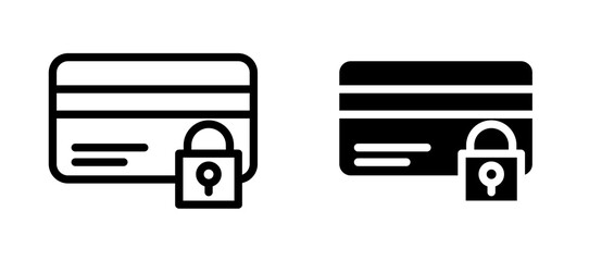 Credit limit icon symbol collection on white background.