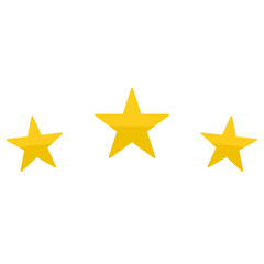 Three gold stars