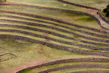 The Moray Andenes are a fascinating set of ancient Incan agricultural terraces located in the Sacred Valley of Peru, near the town of Maras. These terraces are renowned for their unique design