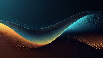 dotted wave of paint grunge line noise effect with grain texture shape with grain and  stipple shadow