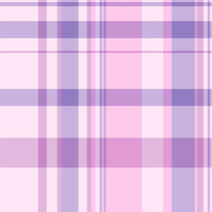 Checkered background vector tartan, scrapbook fabric seamless check. Contour plaid texture pattern textile in light and violet colors.