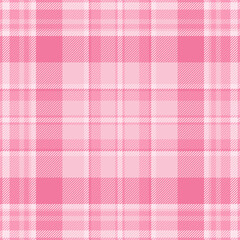 Quilt vector plaid tartan, teenage pattern check background. 20s fabric texture textile seamless in light and red colors.