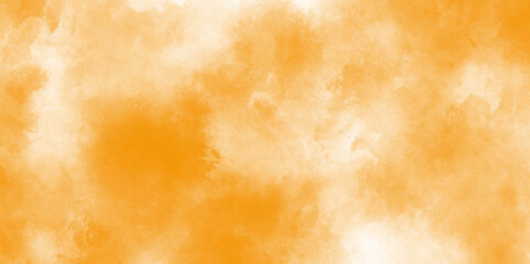 Small orange or pink watercolor stain on a transparent background, Grunge watercolour illustration, abstract brush color orange watercolor background on paper.