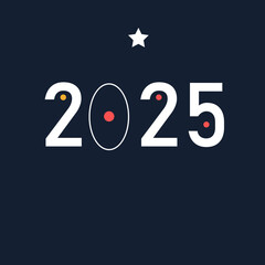 happy new year vector design